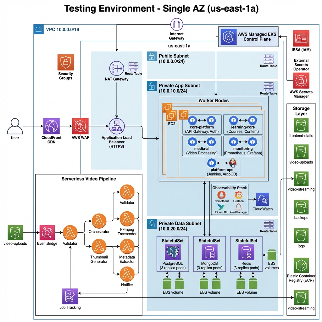 AWS Architecture (1-AZ)